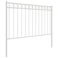 Vidaxl Element Ograje ASSEN Bela 170 x 150 cm Jeklo