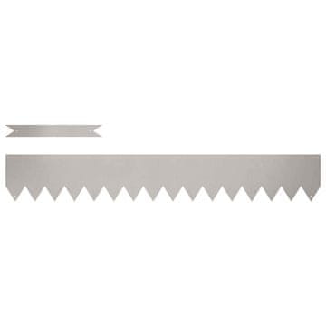 Vidaxl Robovi trave 10 pcs Rjav 100 x 0,05 x 15 cm