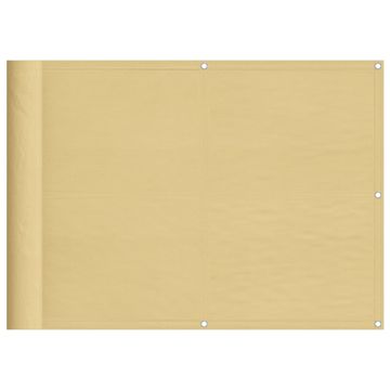 Vidaxl Balkonsko platno peščeno 75x600 cm 100 % poliestrski oxford