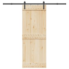Vidaxl vidaXL Sistem za montažo drsnih vrat 213,5 cm jeklo črne barve