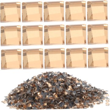 slomart VALICLUD 5000 kosov mini mozaik ploščic za nail art in dekoracijo doma rjave barve. Lahki in trpežni materiali za ustvarjanje za ustvarjalne projekte.