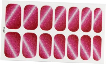 slomart Beavorty 7 listov samolepilnih nalepk za nohte, bleščeče nalepke za nail art, zračne nalepke za konice nohtov, manikura dekoracija za ženske in dekleta, naključni stil