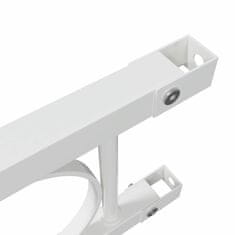 Vidaxl Element Ograje ASSEN Bela 170 x 120 cm Jeklo