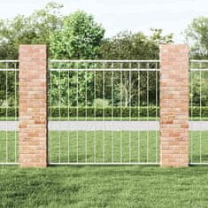 Vidaxl Element Ograje ASSEN Bela 170 x 120 cm Jeklo