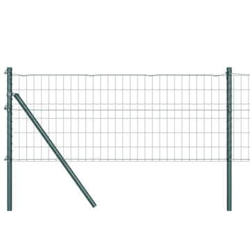Vidaxl Sistem za pritrditev varjene žične ograje 25 x 0,4 m (Š x V)