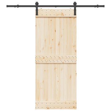 Vidaxl vidaXL Sistem za montažo drsnih vrat, 200 cm, jeklo, črne barve