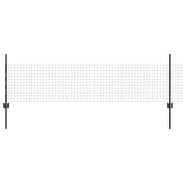 Vidaxl Varjena žičnata ograja z drogom 10 x 0,5 m (Š x V)