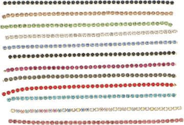 slomart Punk Style Nail Art dekoracija z metalno verigo manikura čare za kreativno nail art za ljubitelje nail arta vsestransko uporabna