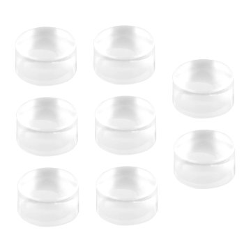 slomart CALLARON 8-delni prozorni silikonski nastavki, trpežni, vsestranski za DIY nail art manikuro, pripomočki za nohtni salon in osebno oblikovanje