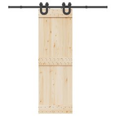 Vidaxl vidaXL Sistem za montažo drsnih vrat, 200 cm, jeklo, črne barve
