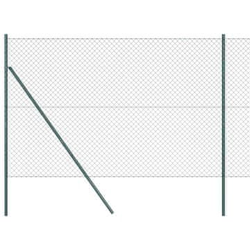 Vidaxl Sistem za pritrditev varjene žične ograje 10 x 1,6 m (Š x V)