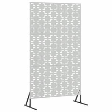 Vidaxl Zaslonska zaščita Siva 100 x 50 x 180 cm Jeklo