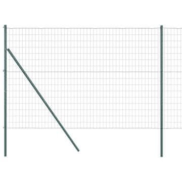 Vidaxl Sistem za pritrditev varjene žične ograje 10 x 1,6 m (Š x V)