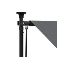 Vidaxl Zložljiva tenda antracit 300x150 cm tkanina in jeklo