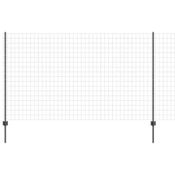 Vidaxl Ograja z varjeno žico 10 x 1,4 m (Š x V) Jeklo s PVC premazom