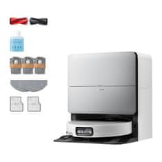 Roborock Saros 20 Sonic Complete robotski sesalnik s samočistilno postajo, bel