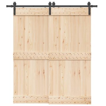 Vidaxl vidaXL Sistem za montažo drsnih vrat, 200 cm, jeklo, črne barve