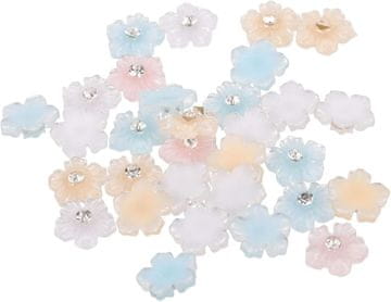 slomart 2tasche cvetlični čari za nohte cvetje za nail art pripomočki za nail art okrasni kamni za nohte diy dodatki za oblikovanje nohtov