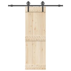 Vidaxl vidaXL Sistem za montažo drsnih vrat 183 cm jeklo črne barve