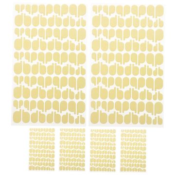 slomart PLAFOPE 6 listov nalepk za lepilo za nohte dvostranski ovalni trak za nohte za nail art francoski koničasti nalepki za nohte orodja za nohte kompleti za manikuro nail art dizajn nohtov dodatki