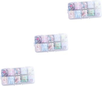 slomart Beavorty 10-delni komplet dodatkov za nail art. Elegantna dekoracija za manikuro z dizajnom rož in zvezdnega neba. Trpežna in lahka transfer folija, primerna za ženske. Primerno za profesionalce.