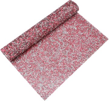 slomart Zložljiva sijajna podloga za nohte za vaje nail arta z diamantnim dizajnom, praktična za manikirni studio in začetnike