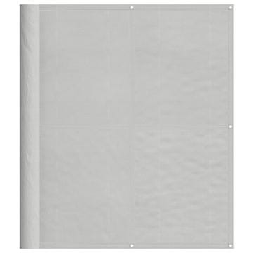 Vidaxl Balkonsko platno svetlo sivo 120x500 cm 100 % poliester oxford