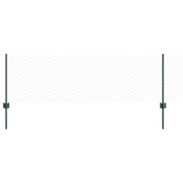 Vidaxl Ograja z varjeno žico 50 x 0,6 m (Š x V) Jeklo s PVC premazom
