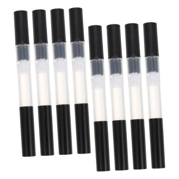 slomart 8 kosov pisal za olje za obnohtno kožico, prazni pisala za olje za nohte za manikuro, vrtljiva uporaba za nego nohtov in umetnost nohtov, prosojna zasnova na pero, enostavno polnjenje