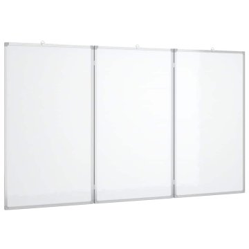 Vidaxl Magnetna tabla zložljiva 120x100x1,7 cm aluminij
