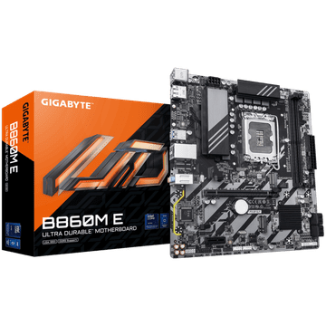 Gigabyte B860M E LGA1851 mATX osnovna plošča - Intel B860, 2xDDR5, 2xM.2, 4xSATA, 1Gb LAN, 1xDP, 1xHDMI