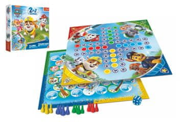 Trefl Igra: Tlapková patrola 2v1 / Man, don't be angry in Snakes and ladders