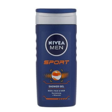 Nivea Men Sport gel za prhanje za telo in obraz za moške