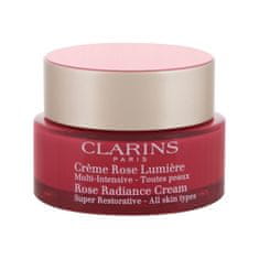 Clarins Rose Radiance posvetlitvena dnevna krema za obraz 50 ml za ženske