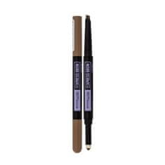 Maybelline Express Brow Satin Duo svinčnik za obrvi 2v1 0,71 g odtenek Dark Blonde
