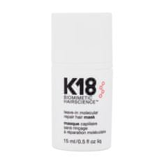 K18 Molecular Repair Leave-In Hair Mask maska brez izpiranja za poškodovane lase 15 ml