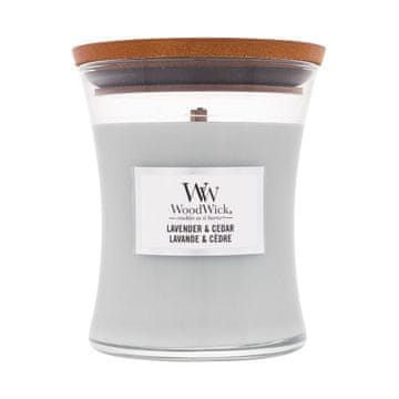 Woodwick Lavender & Cedar dišeča svečka unisex