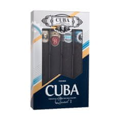 Cuba Quad I darilni set toaletna voda Gold 35 ml + toaletna voda Royal 35 ml + toaletna voda Winner 35 ml + toaletna voda Shadow 35 ml za moške