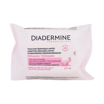 Diadermine Hydrating Cleansing Wipes vlažilni čistilni robčki 25 kos