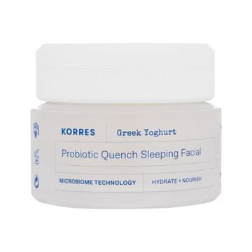 Korres Greek Yoghurt Probiotic Quench Sleeping Facial vlažilna in negovalna nočna krema za obraz za ženske