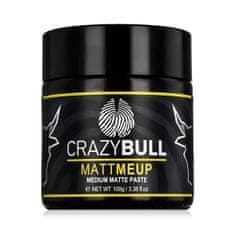 Crazy Bull MattMeup Medium Matte Paste matna pasta za oblikovanje las s srednjo fiksacijo 100 g