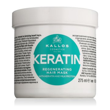 Kallos Keratin obnovitvena maska s keratinom in mlečnimi proteini