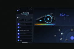 Farrot Rider D10 motoristični interkom Mesh Bluetooth 5.4, 4 uporabniki, 1.6 km, IPX7