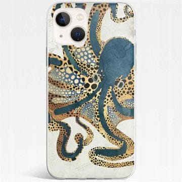 shumee Ovitek Octopus za iPhone 14 Plus, TPU, moder