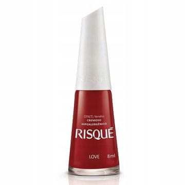 shumee Kremni lak za nohte Love Red Risqué 8 ml rdeč