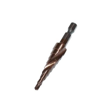 shumee Spiralni stopničasti sveder iz kobalta 4-12 mm. HSSCo - stožčast, 9 stopinj.