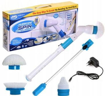 shumee Brezžična električna čistilna krtača Hurricane Spin