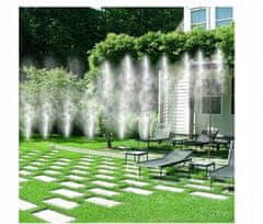 shumee Komplet za namakanje rastlin, vrtna vodna zavesa 10 m, pršilnik