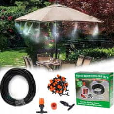 shumee Komplet za namakanje rastlin, vrtna vodna zavesa 10 m, pršilnik