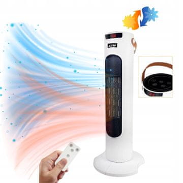 shumee ADM 2-v-1 ventilator s funkcijo ogrevanja in hlajenja